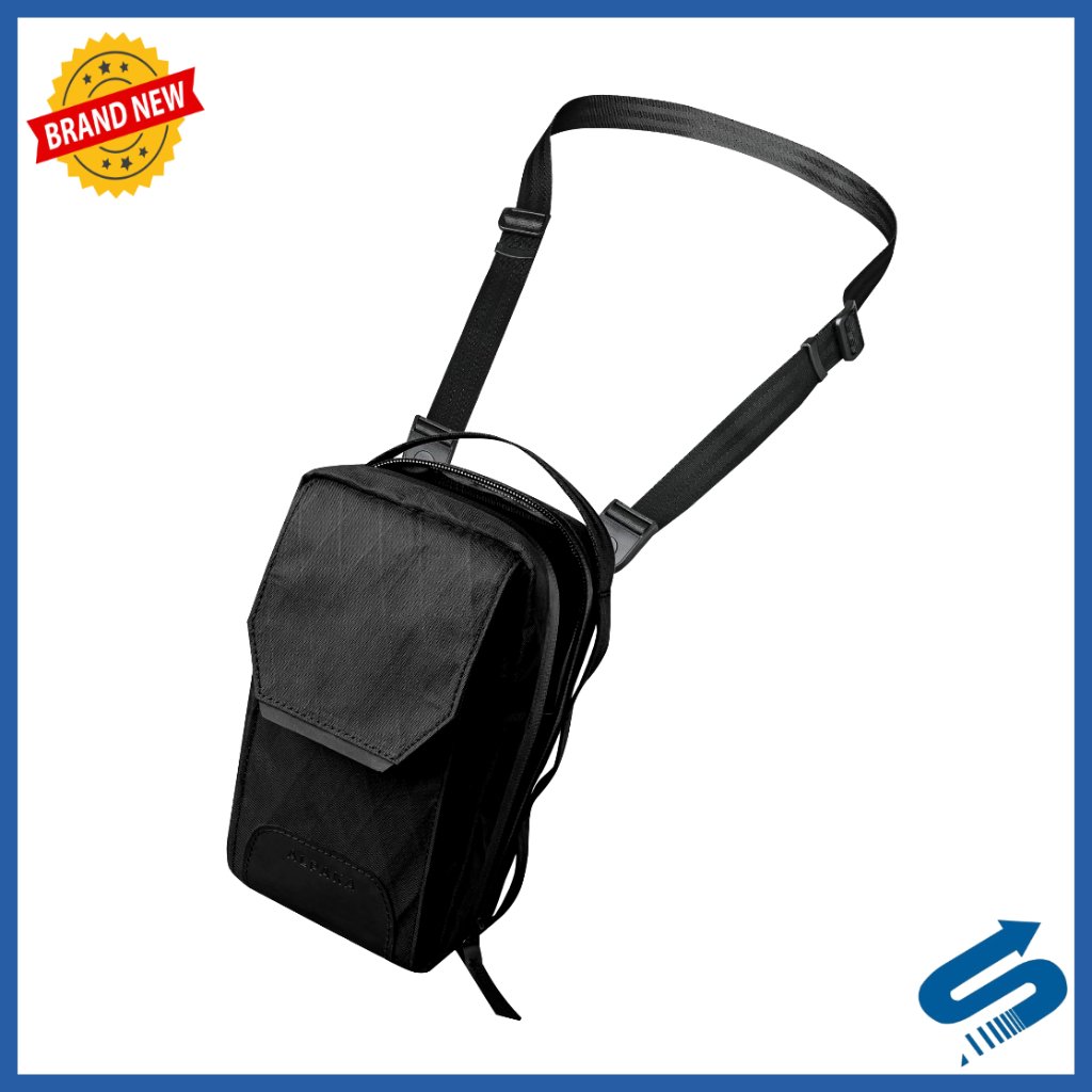 Weatherproof Crossbody Sling Bag With Phone Sleeve, Adjustable Strap,